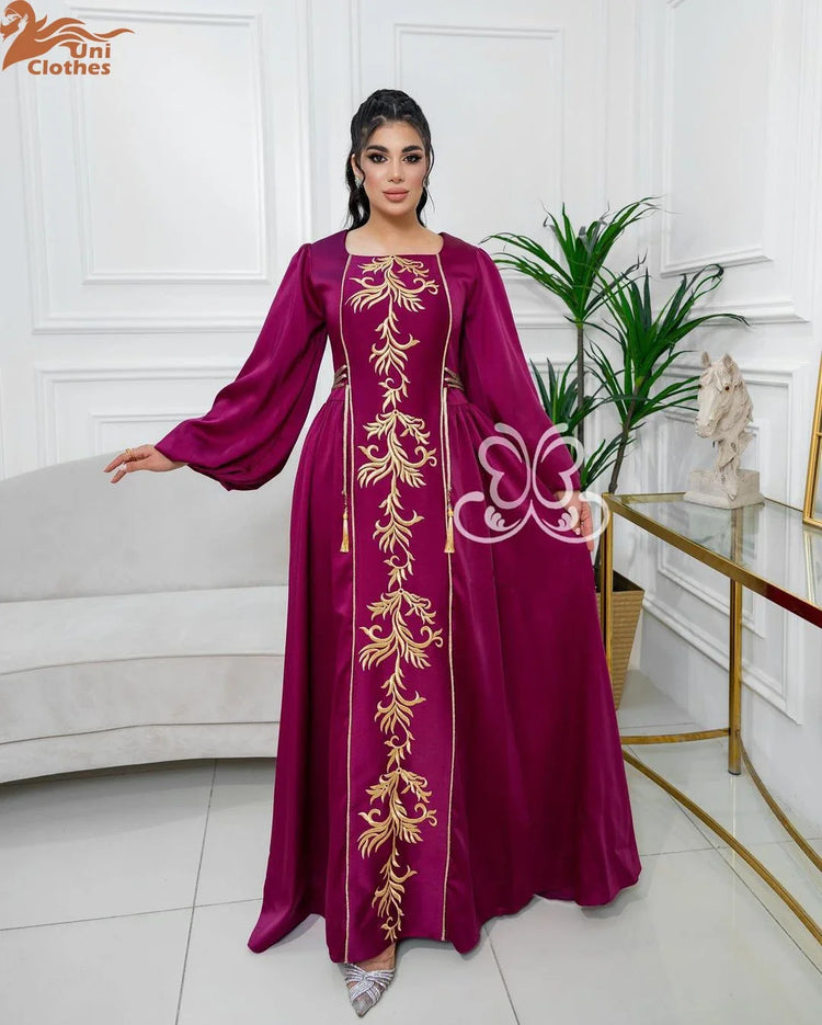 Abayas For Women Dubai Luxury 2024 African Muslim Fashion embroidery drawstring women's abaya abaya women muslim dress Z006