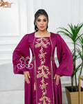Abayas For Women Dubai Luxury 2024 African Muslim Fashion embroidery drawstring women's abaya abaya women muslim dress Z006