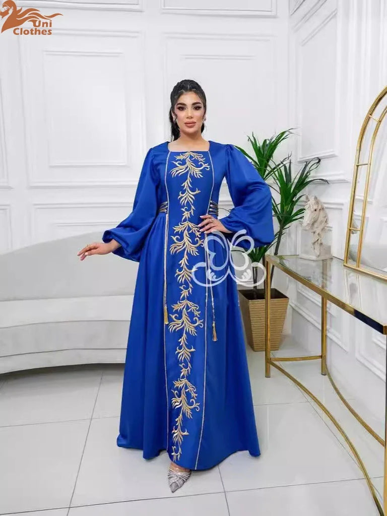 Abayas For Women Dubai Luxury 2024 African Muslim Fashion embroidery drawstring women's abaya abaya women muslim dress Z006